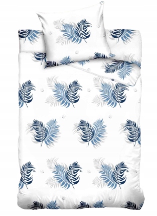 

Pościel 140x200 Liście Piórka Monstera +1 Poszewka