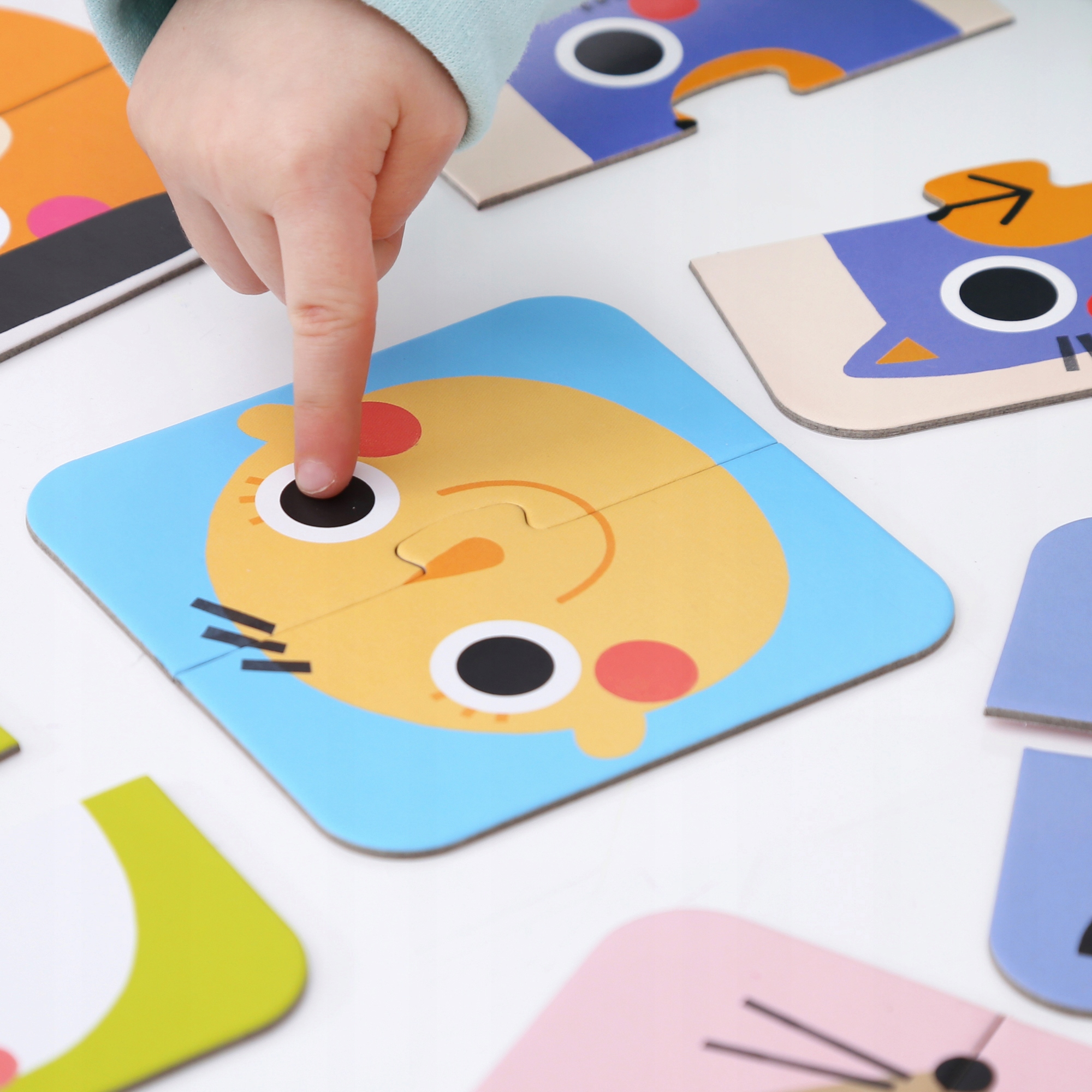 CzuCzu UKŁADAM POŁÓWKI BUZIE puzzle 15mies.+ Marka CzuCzu