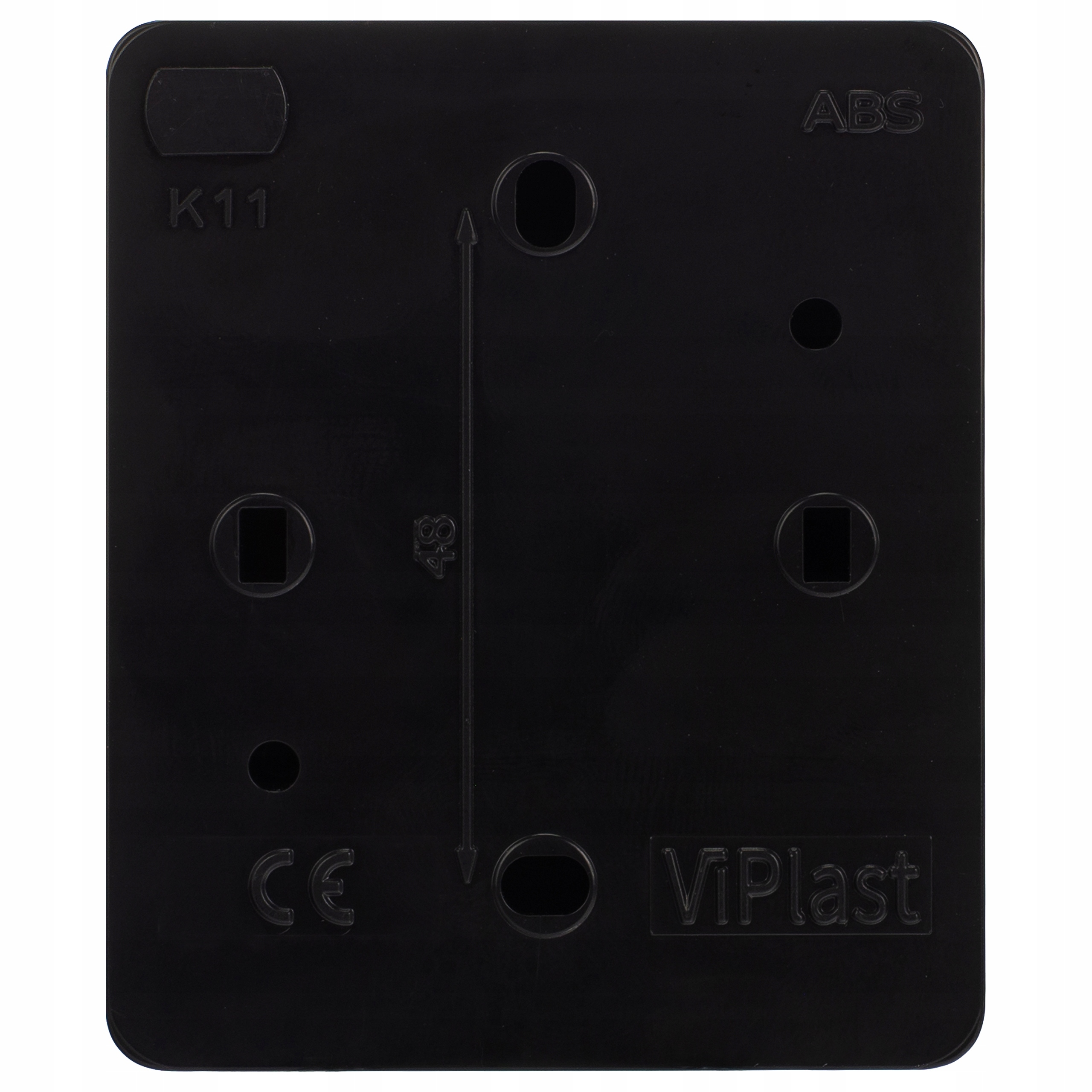 Gniazdo pojedyncze hermetyczne IP44 natynkowe Kolor czarny