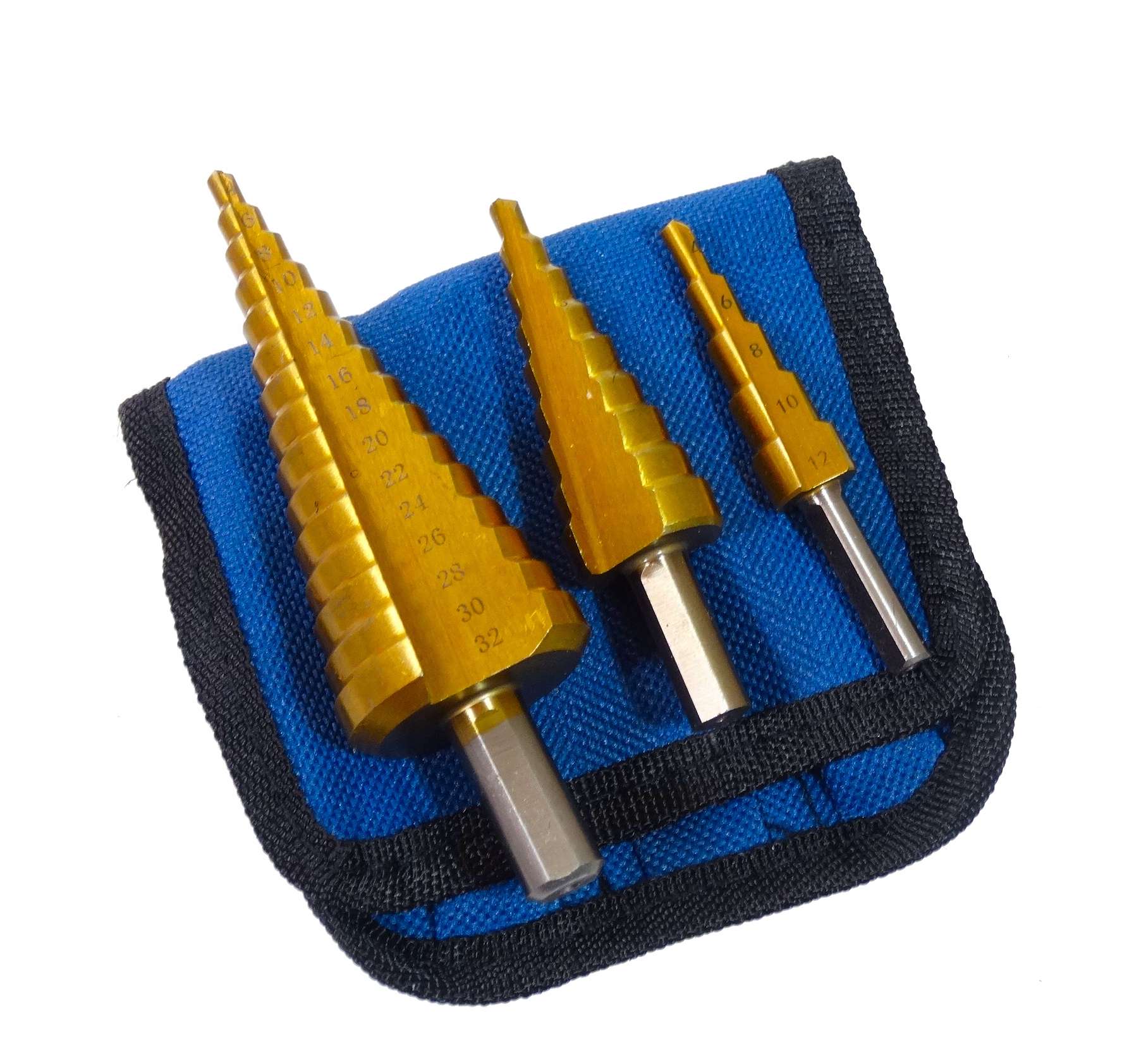 

Wiertła stopniowe stożkowe Choinkowe 4-32mm Drel