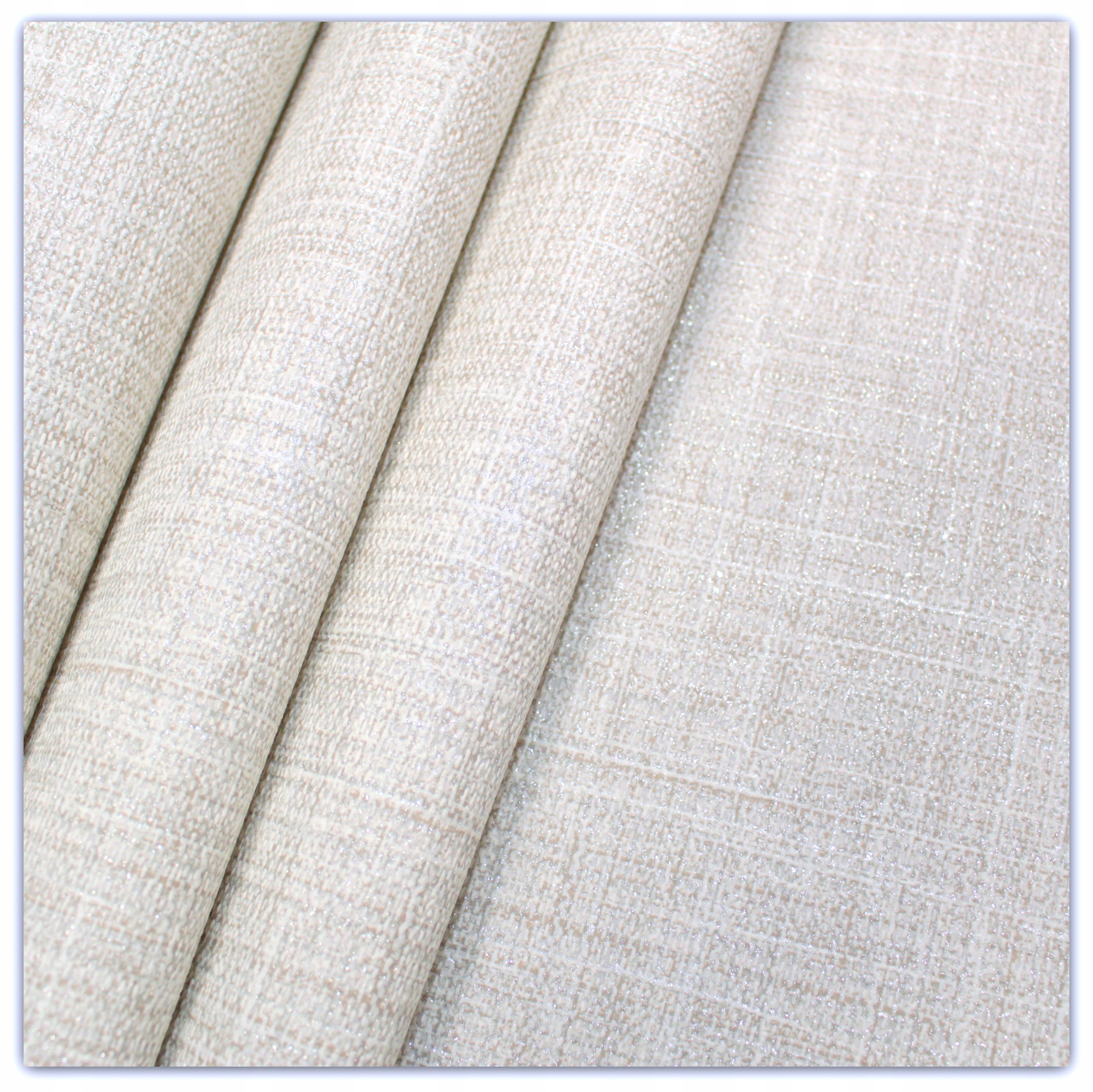 TAPETY TAPETA TŁO PŁÓTNO SZARE Z BROKATEM WINYLOWA