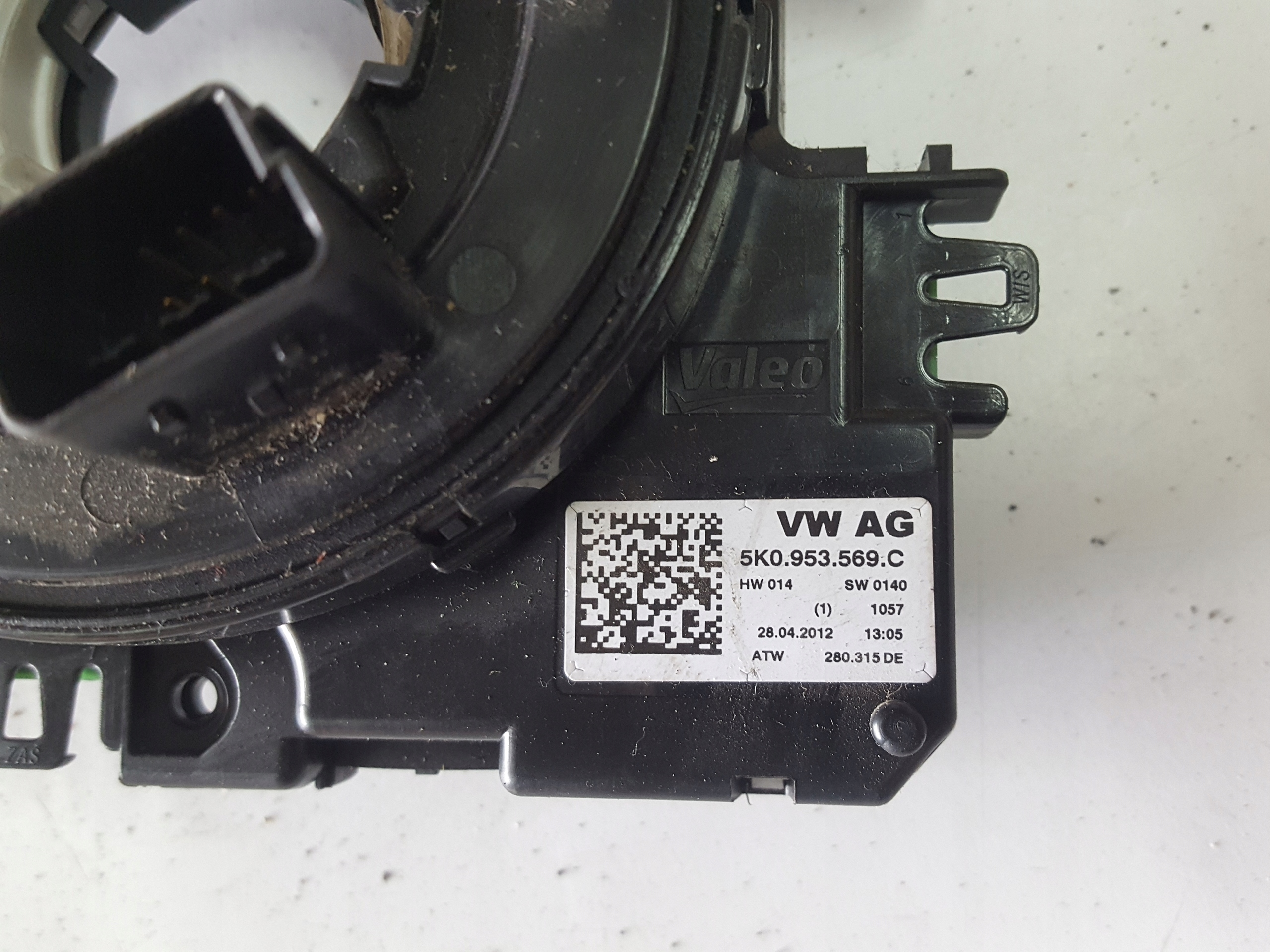 SEAT LEON 2 II LIFT 09-12r TAŚMA AIRBAG ZWIJAK 5K0953569C Numer katalogowy części 5K0953569C