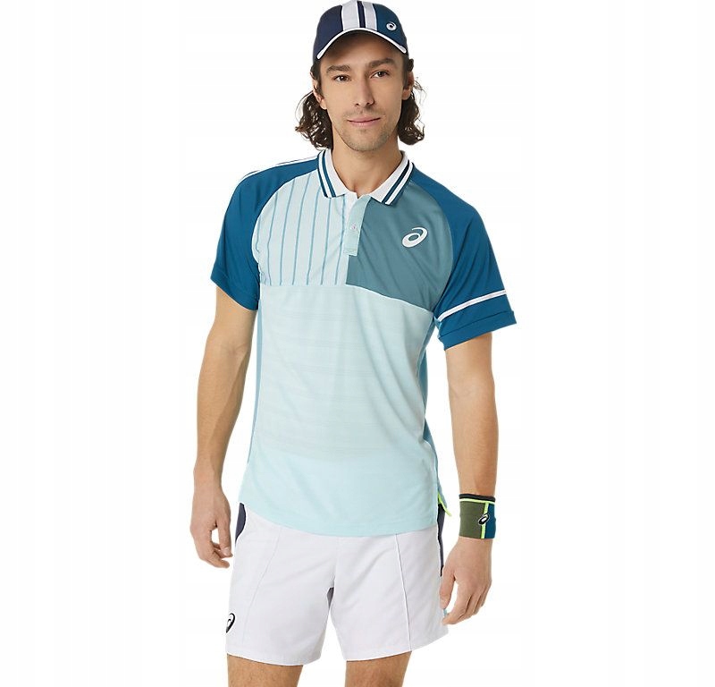 Koszulka Męska Asics Match Polo Shirt Aquamarine S