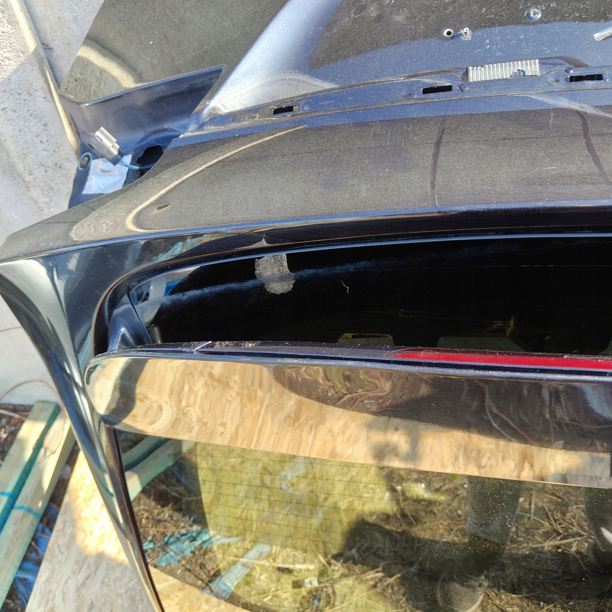 trunk door boot rear rear part TESLA MODEL X window LOTKA
