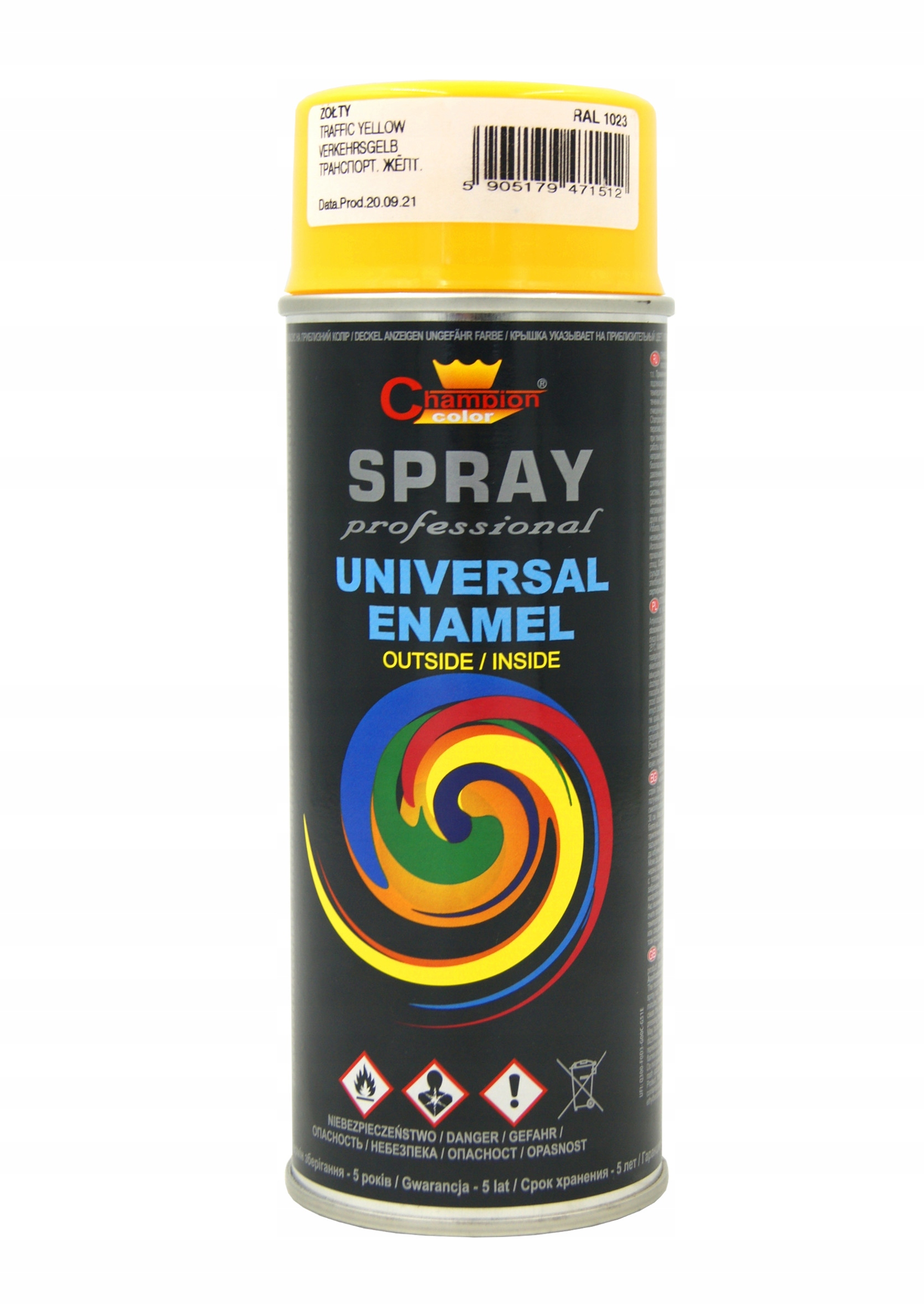 

Champion Farba Lakier W Sprayu Żółty Ral 1023