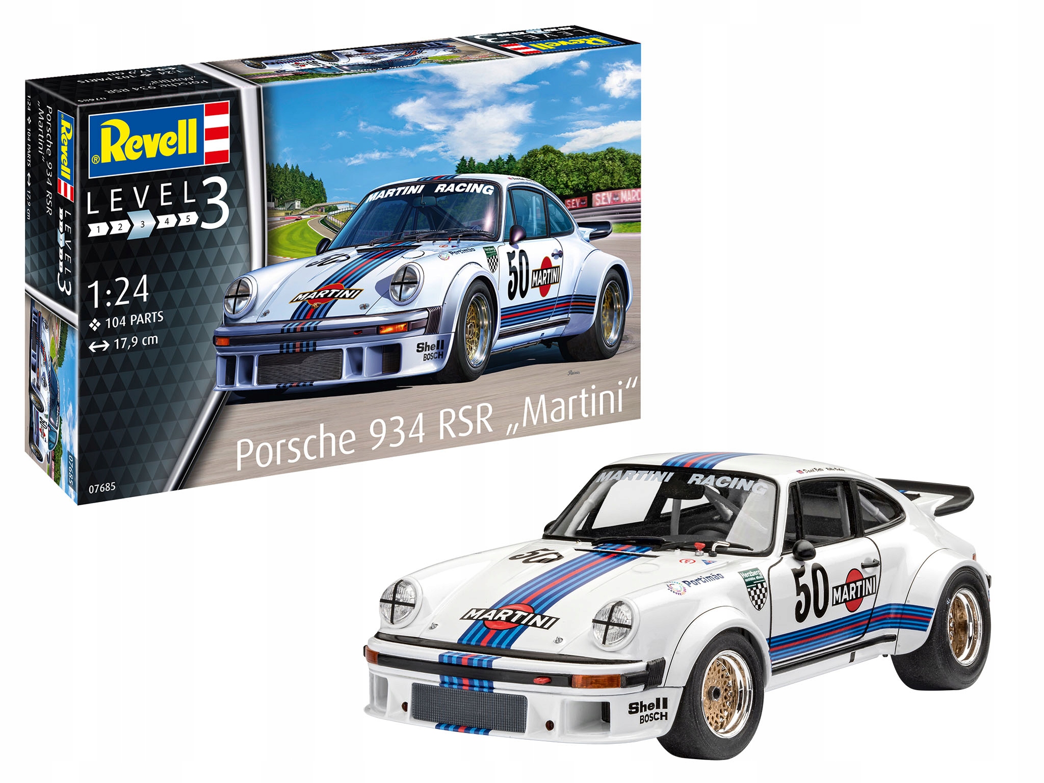 Model Ke Slepení Revell Porsche 934 Rsr Martini