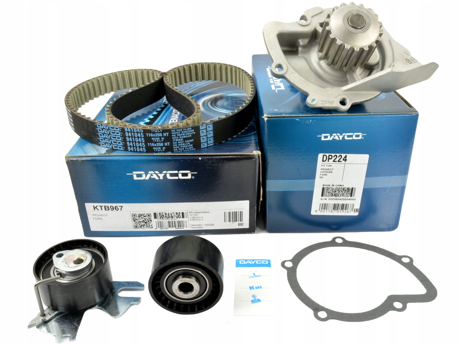 KTBWP9670 - DAYCO розподільний насос 2.0 HDI C5 III X7 DS5 508 3008