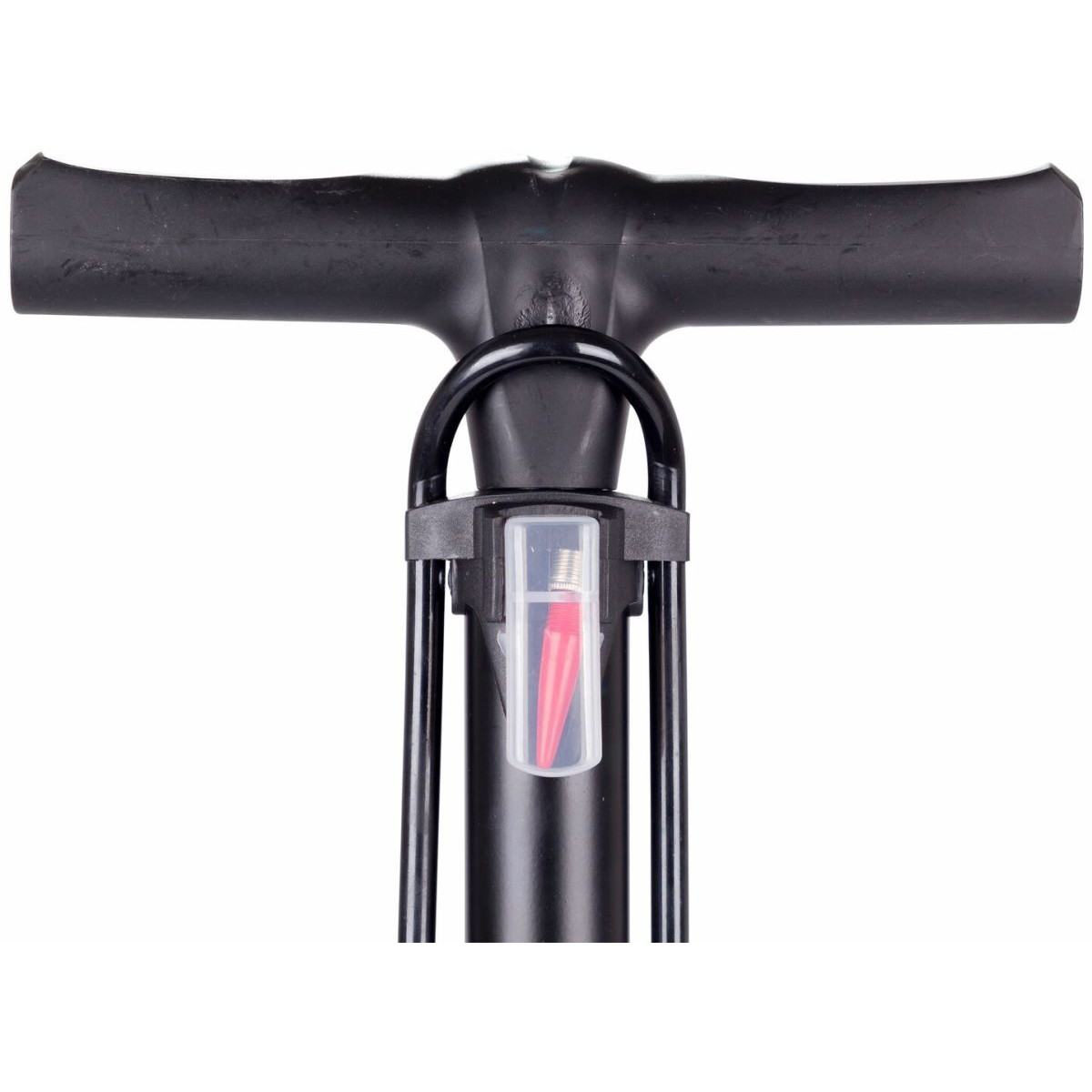 POMPKA ROWEROWA DO PIŁKI SAMOCHODOWA PODŁOGOWA Z MANOMETREM DUNLOP 11 BAR Kolor dominujący czarny