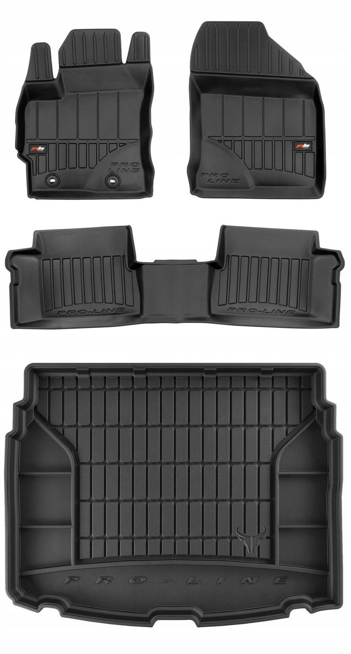 Set 3D gumové rohože Toyota Auris 2 Hb 2012-2018 d