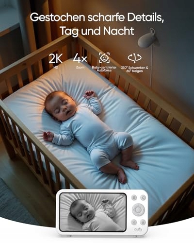 EUFY Niania Kamera E20 2K HD Offline Nocny Tryb Zoom — miniatura 3
