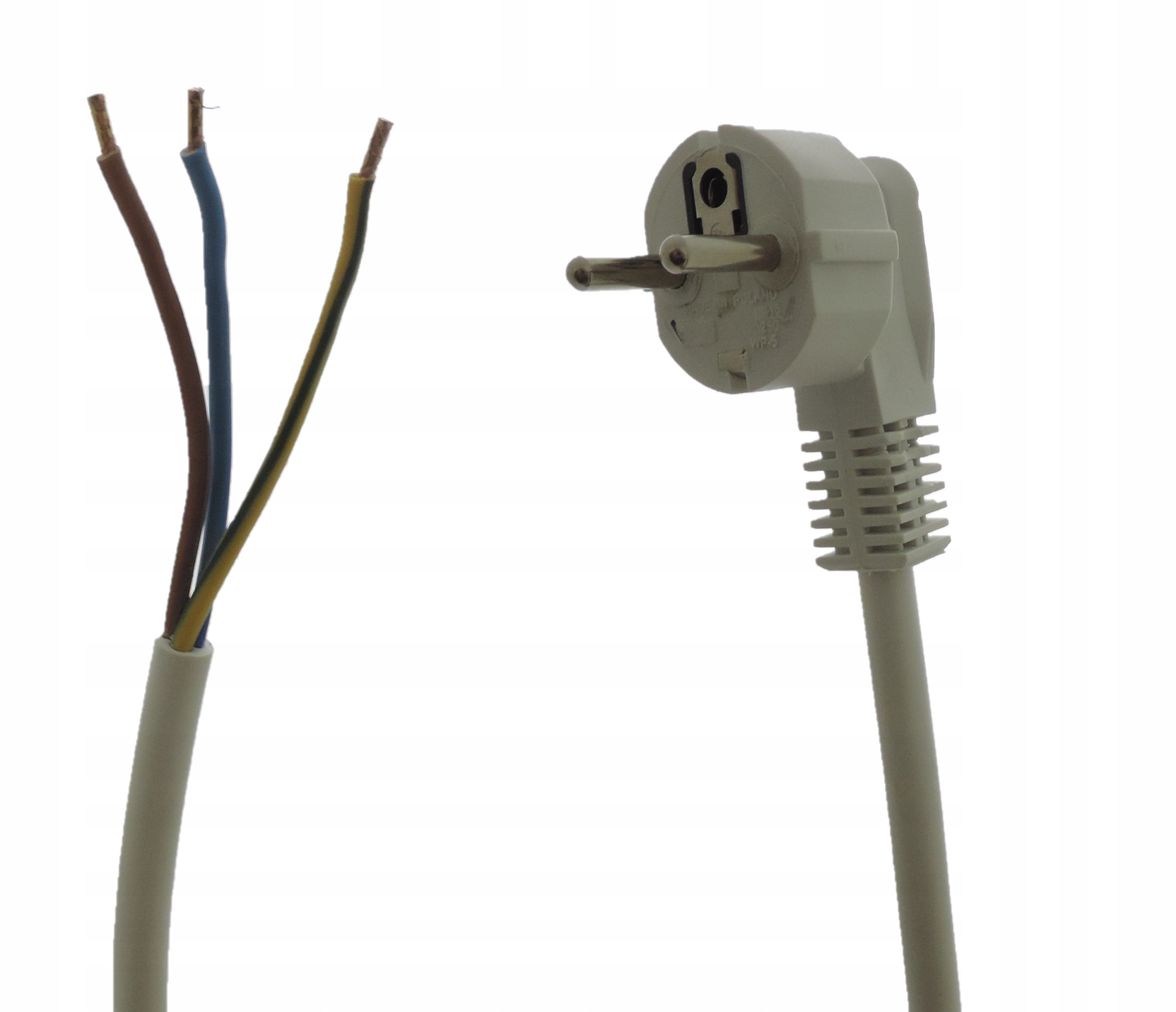 

Gumowy Przewód Kabel Z Wtyczką Elektro 3x2,5 3m