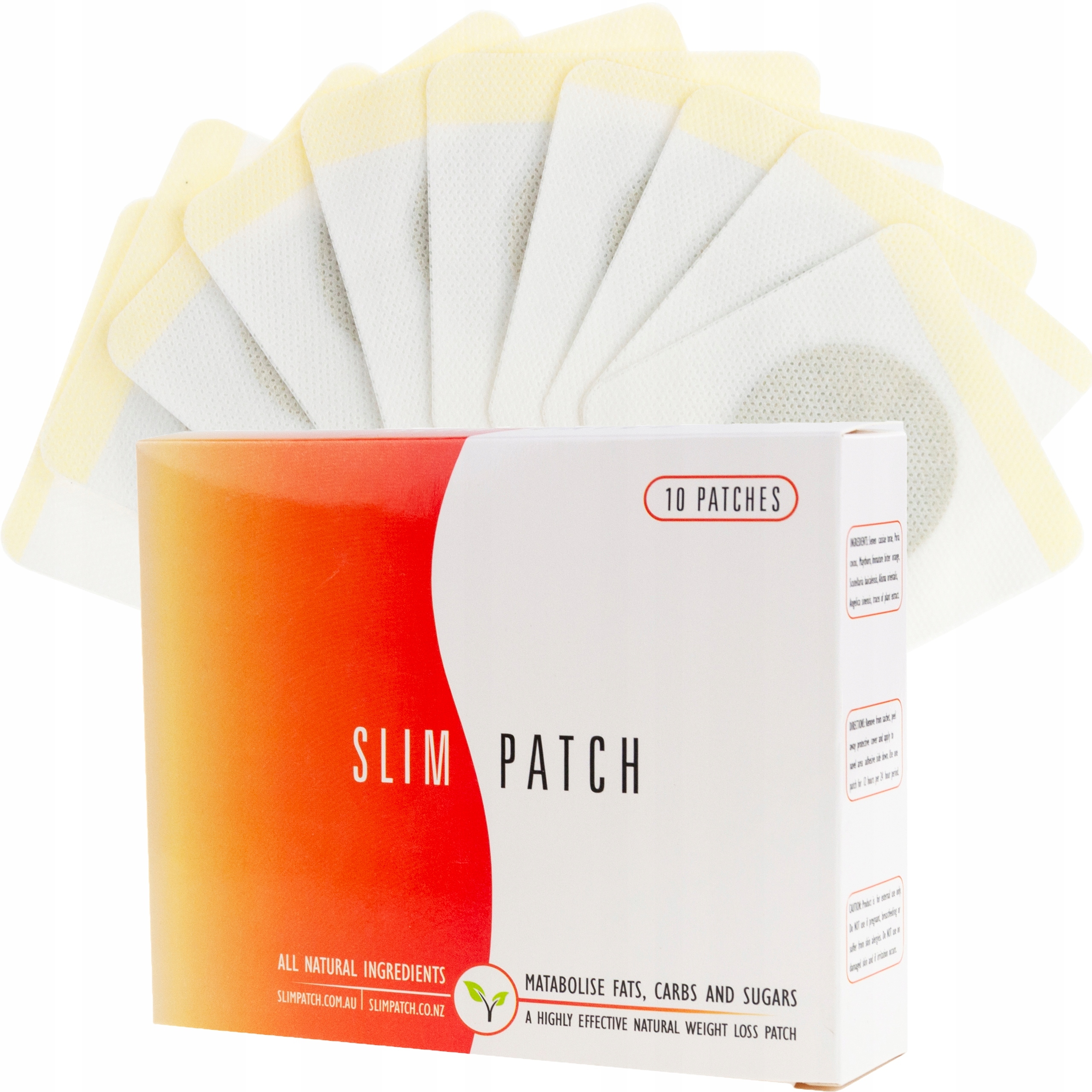 PLASTRY ODCHUDZAJĄCE SLIM PATCH NATURALNE 10szt
