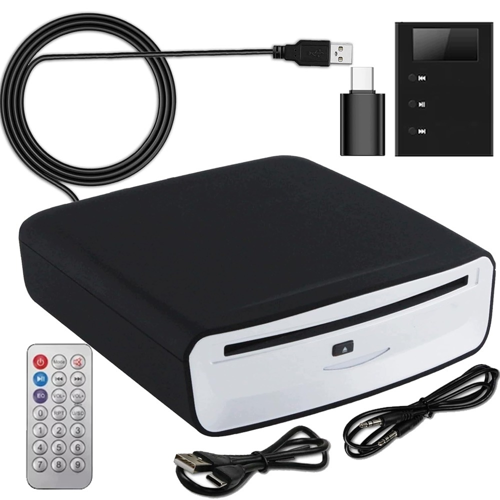 CD Prehrávač Do Auta S Usb Dekodérom, Diaľkovým Ovládaním A Univerzálnym Aux Vstupom