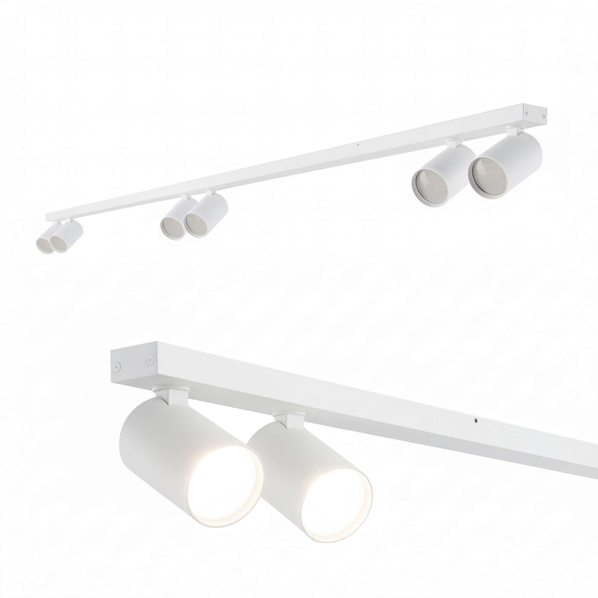Edo Nástěnná lampa Spot Malga 6 Line White pro Led GU10 Svítidlo Bílá