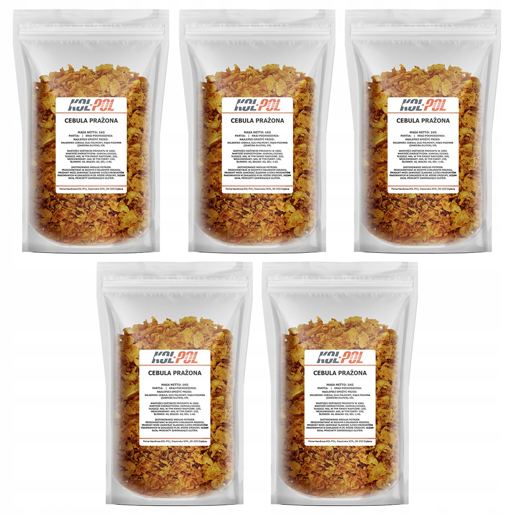 Cebula Prażona 5kg Cebulka smażona Kol-Pol