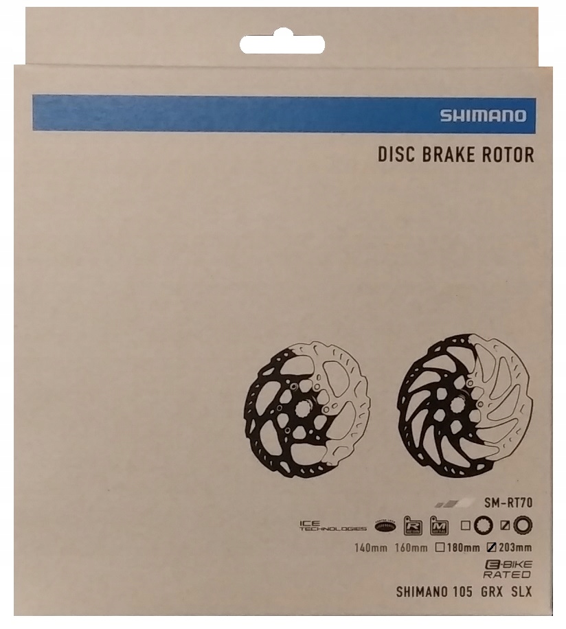 tarcza SHIMANO SLX sm-rt70 ice 203mm center lock Marka Shimano