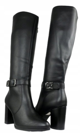 KOZAKI DAMSKIE SERGIO LEONE KZ 103 czarny pu r.37 Model KZ103