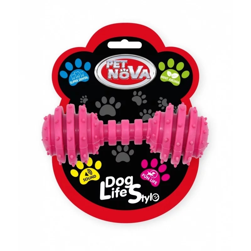 

Pet Nova Hantel Z Dzwonkiem Zabawka Dla Psa 12cm