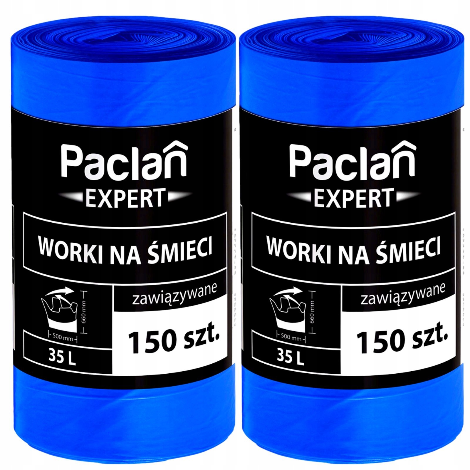 

2x Paclan Worki na Śmieci Mocne Zawiązywane 35l