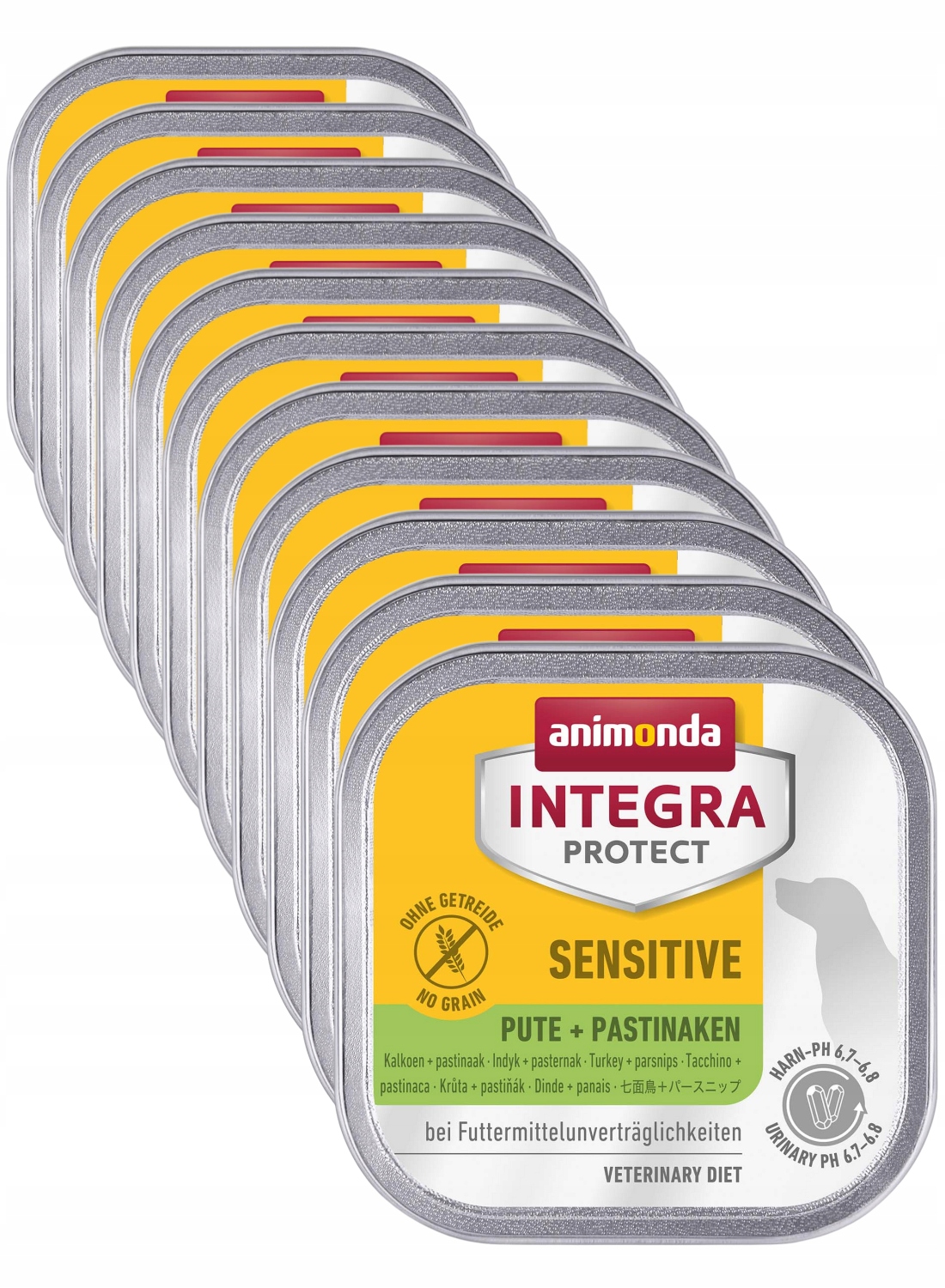 Animonda Pies Integra Protect Sensitive miska 11x150 g Krůta, paternak
