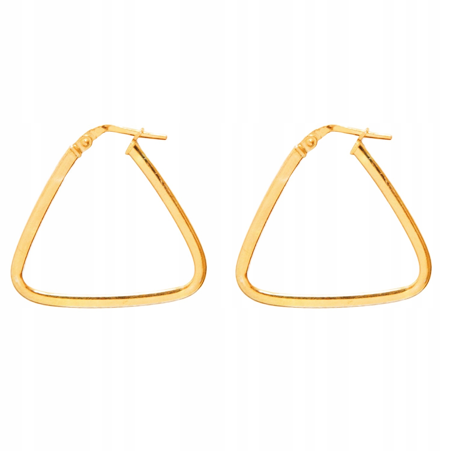 Stříbrné pozlacené náušnice