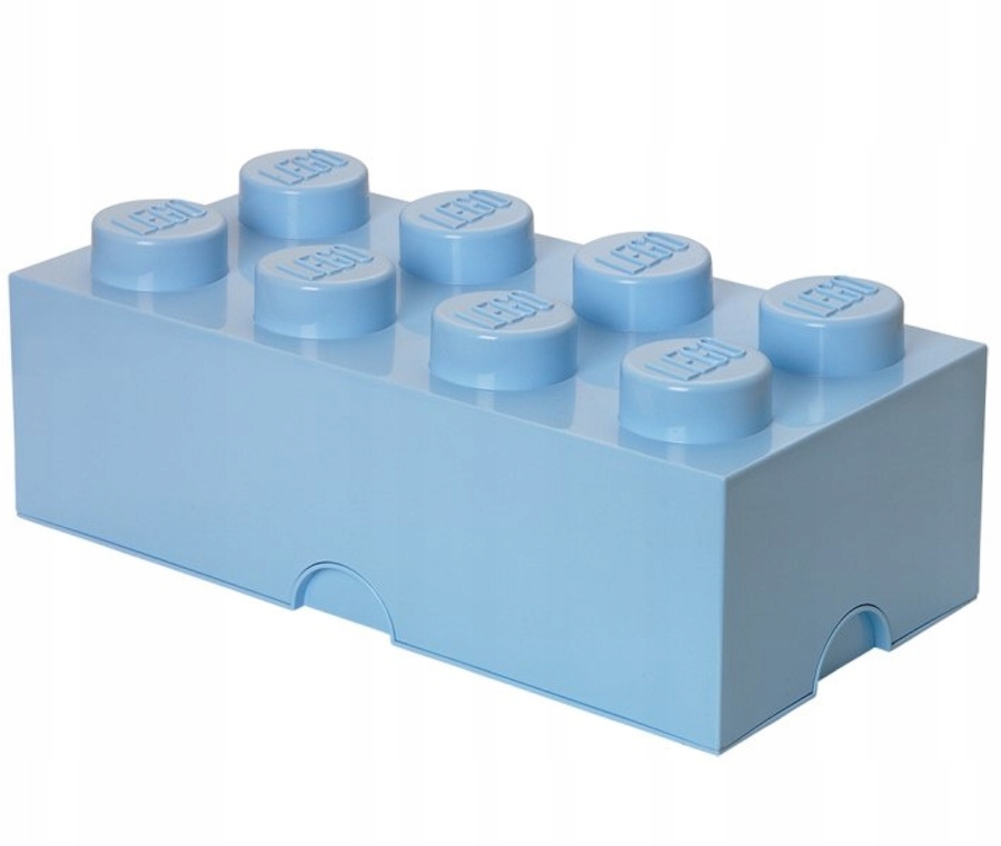 Lego Kontejner Klocek 8 Krabička Velký Brick 50 CM Třídič Modrý