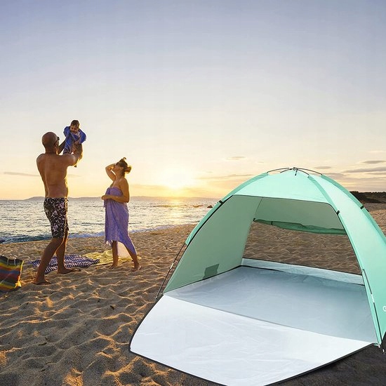 Namiot plażowy dla 2-4 osób - Ochrona UV - 50+ Rodzaj plażowy