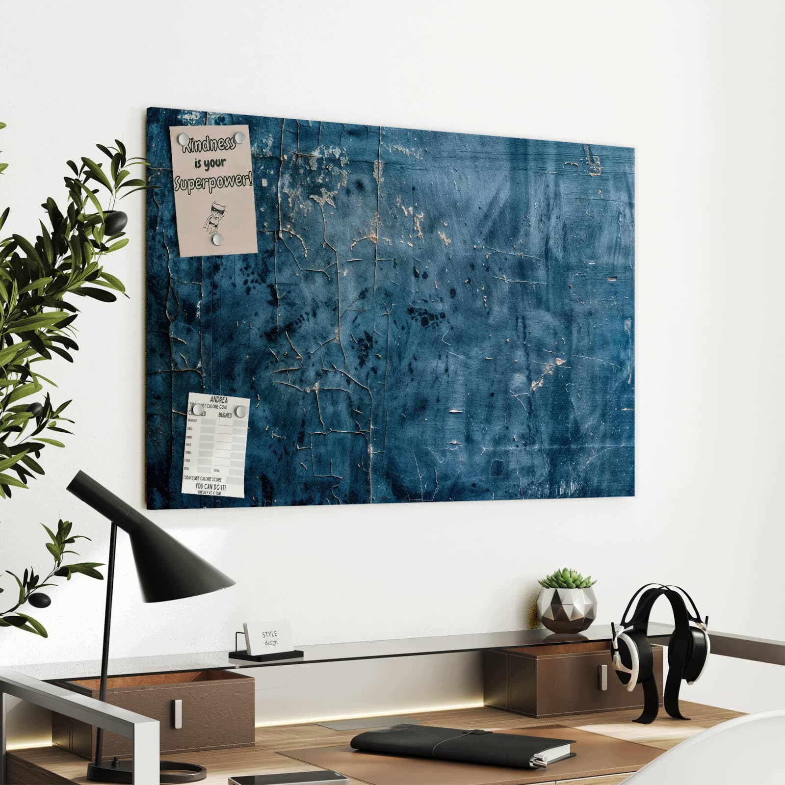 Magnetická tabule Staré Kamienna stěna 90 × 60 cm