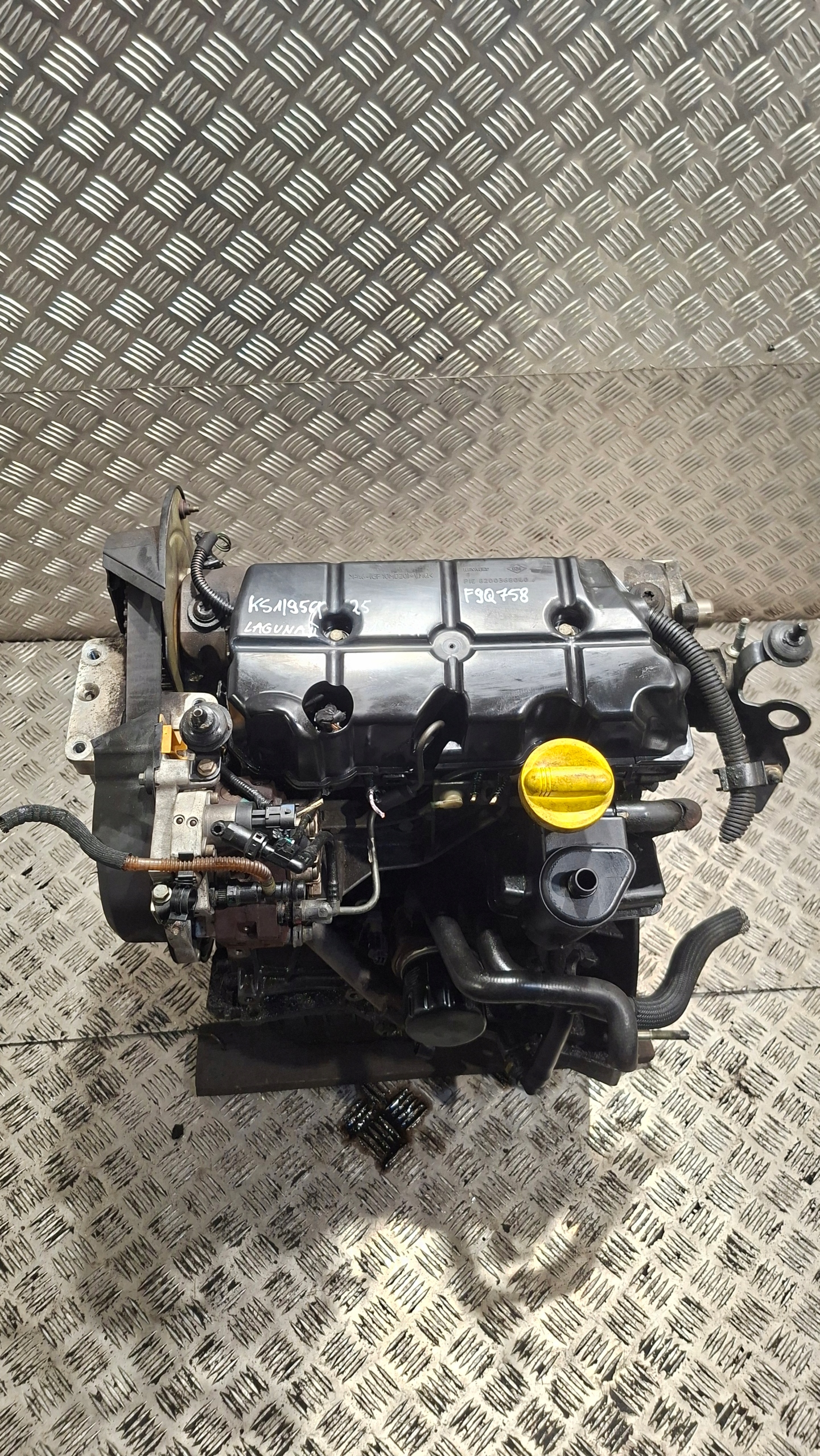 engine RENAULT LAGUNA II 1.9DCI F9Q1758