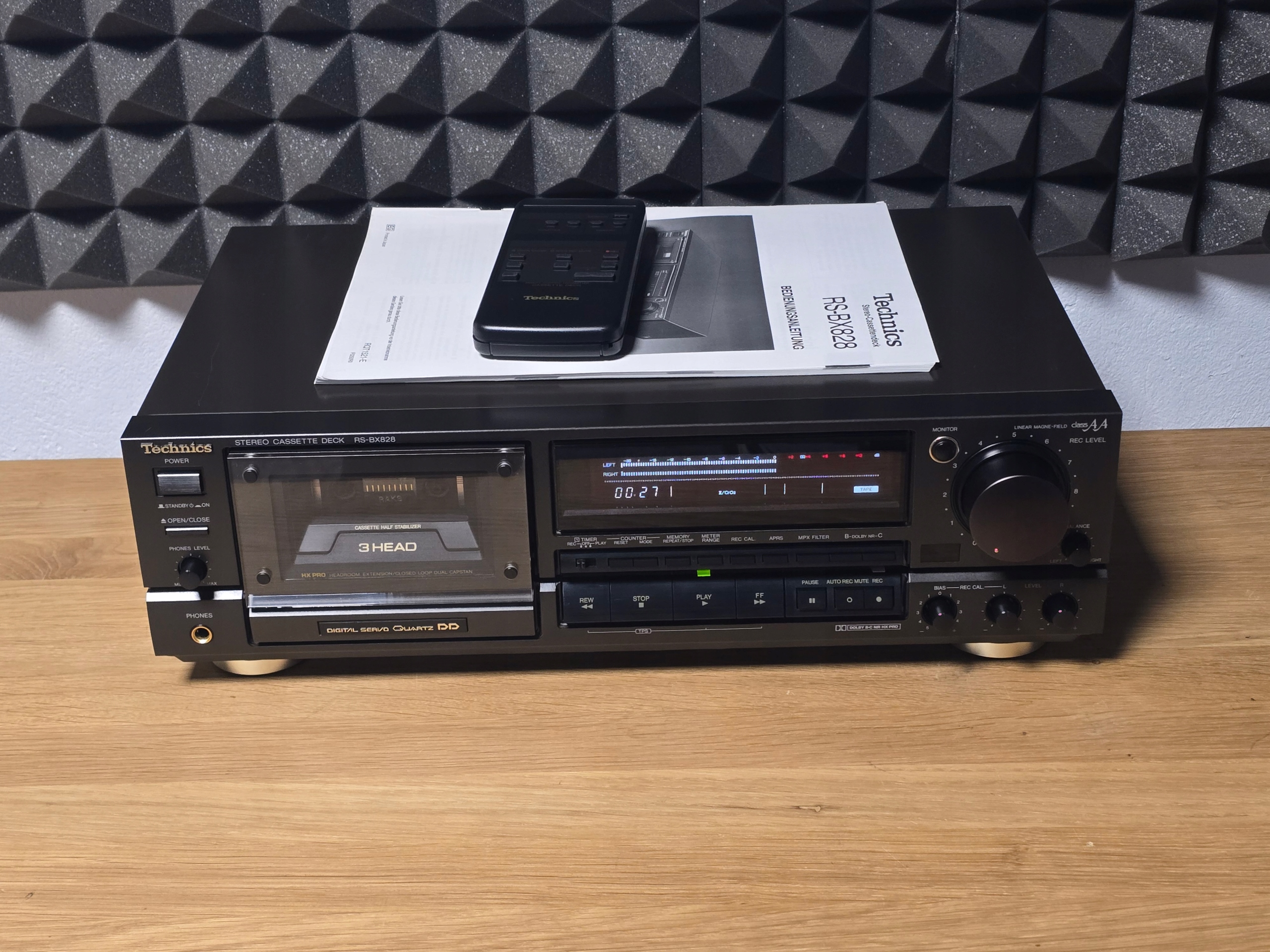 Technics RS-BX828 magnetofon deck jednokasetowy unikat najwyższy model top!