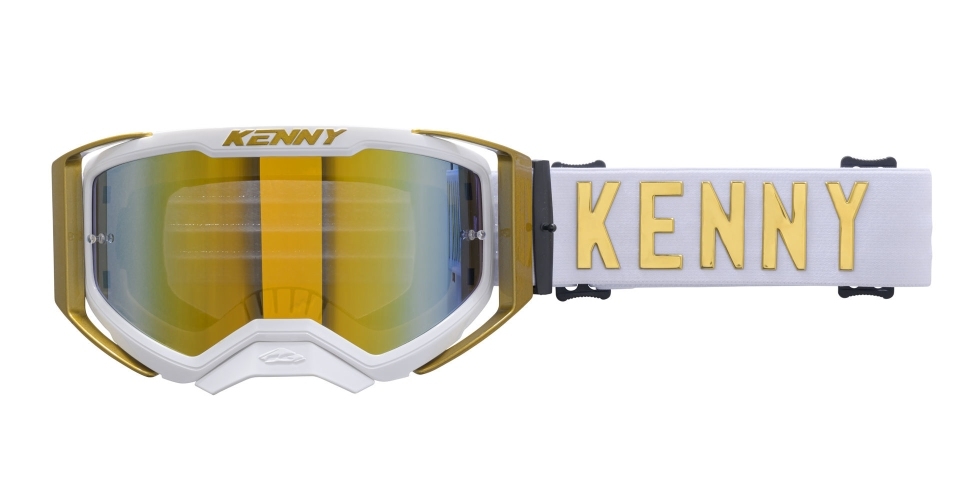 Kenny Racing Okuliare Performance Evo 2 Gold Mirror- Zrkadlo Farba Zlatá/biela