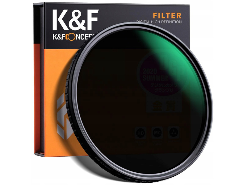 Filtr szary K&F CONCEPT ND8-ND128 49 mm