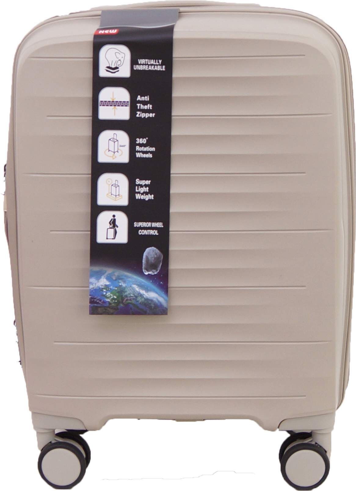 Walizka Mała Na Kółkach Podróżna Gravitt Polipropylen 251 Twarda Torba Exp