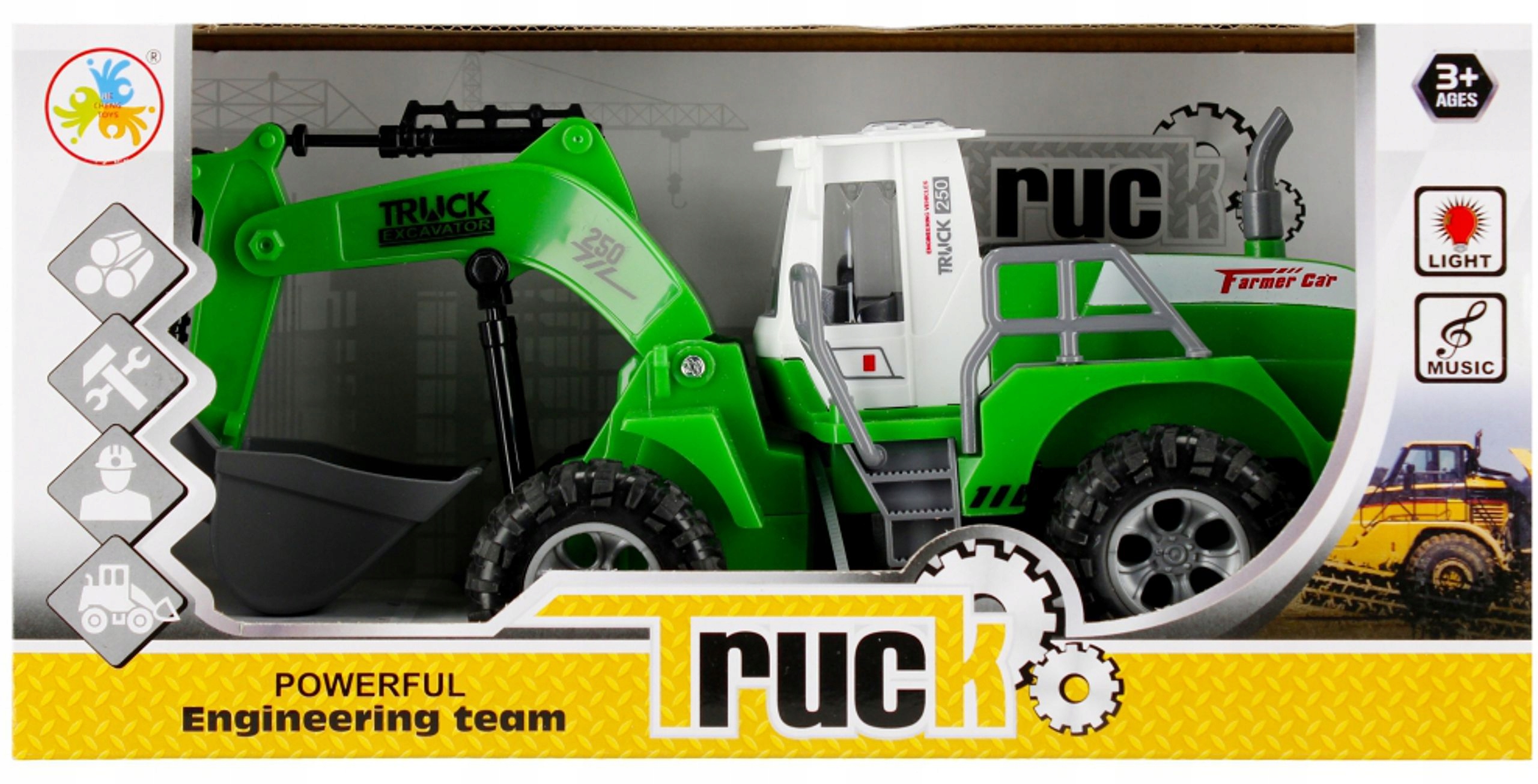 AUTO CIĘŻAROWE KOPARKA ŁADOWARKA MASZYNA ZABAWKA