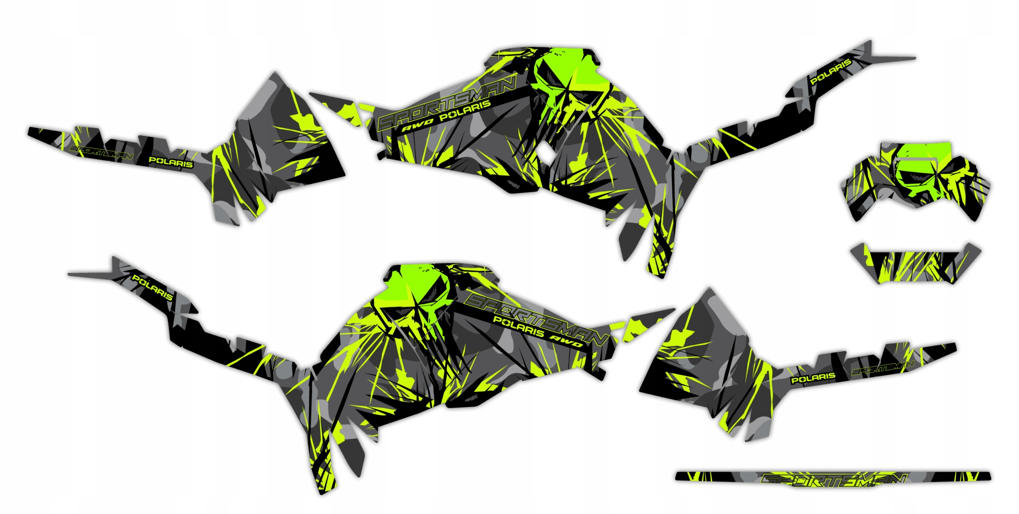 Dýha Samolepky Polaris Sportsman 570 2021+ #3774310