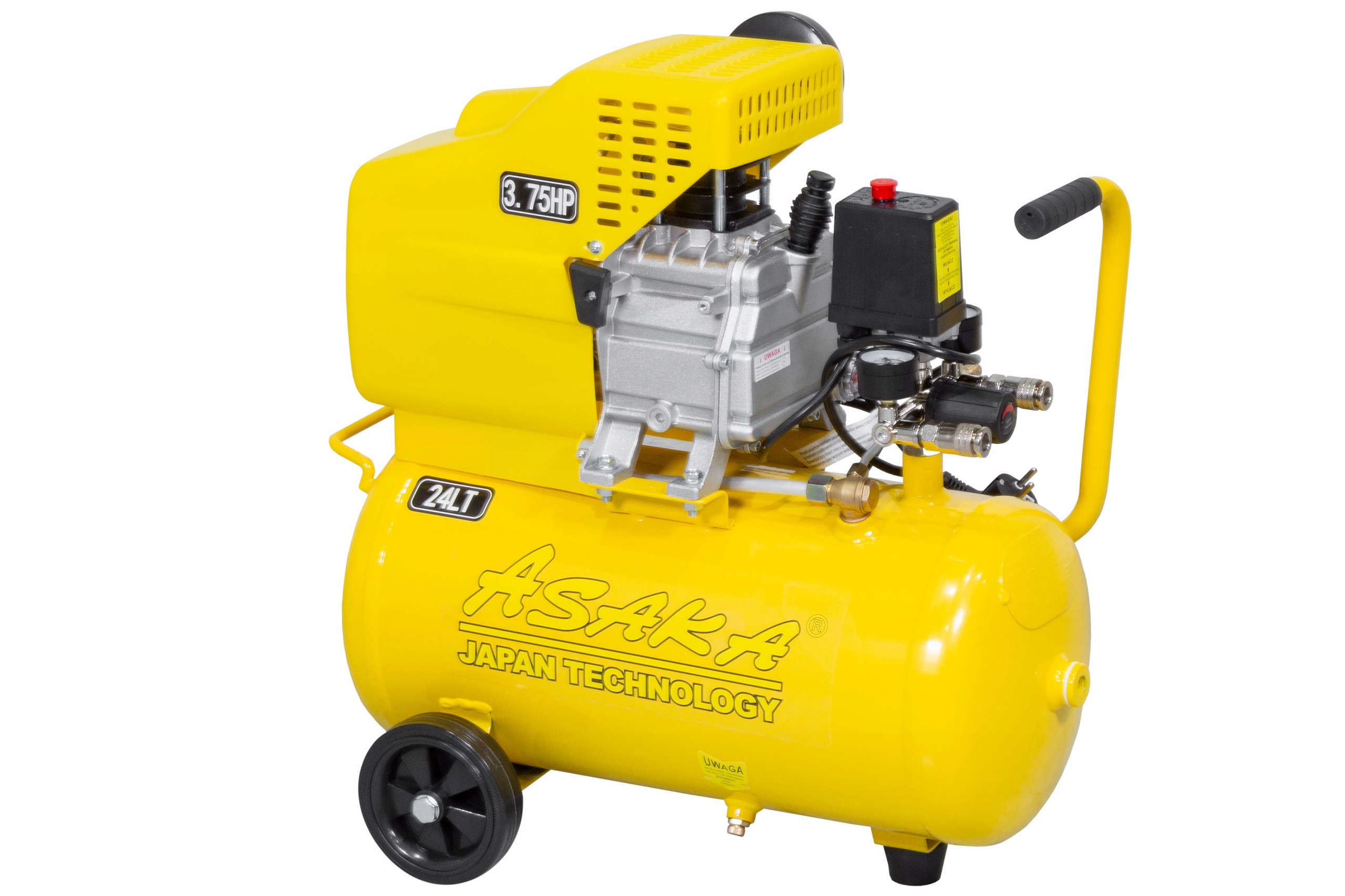 KOMPRESOR OLEJOWY SPRĘŻARKA POWIETRZA POMPA TŁOKOWA 24L MOCNY WYDAJNY Typ kompresor olejowy