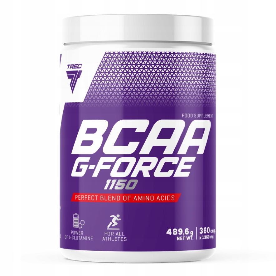 Silné Aminokyseliny!! Bcaa G-force 360 kapslí. Trec!!