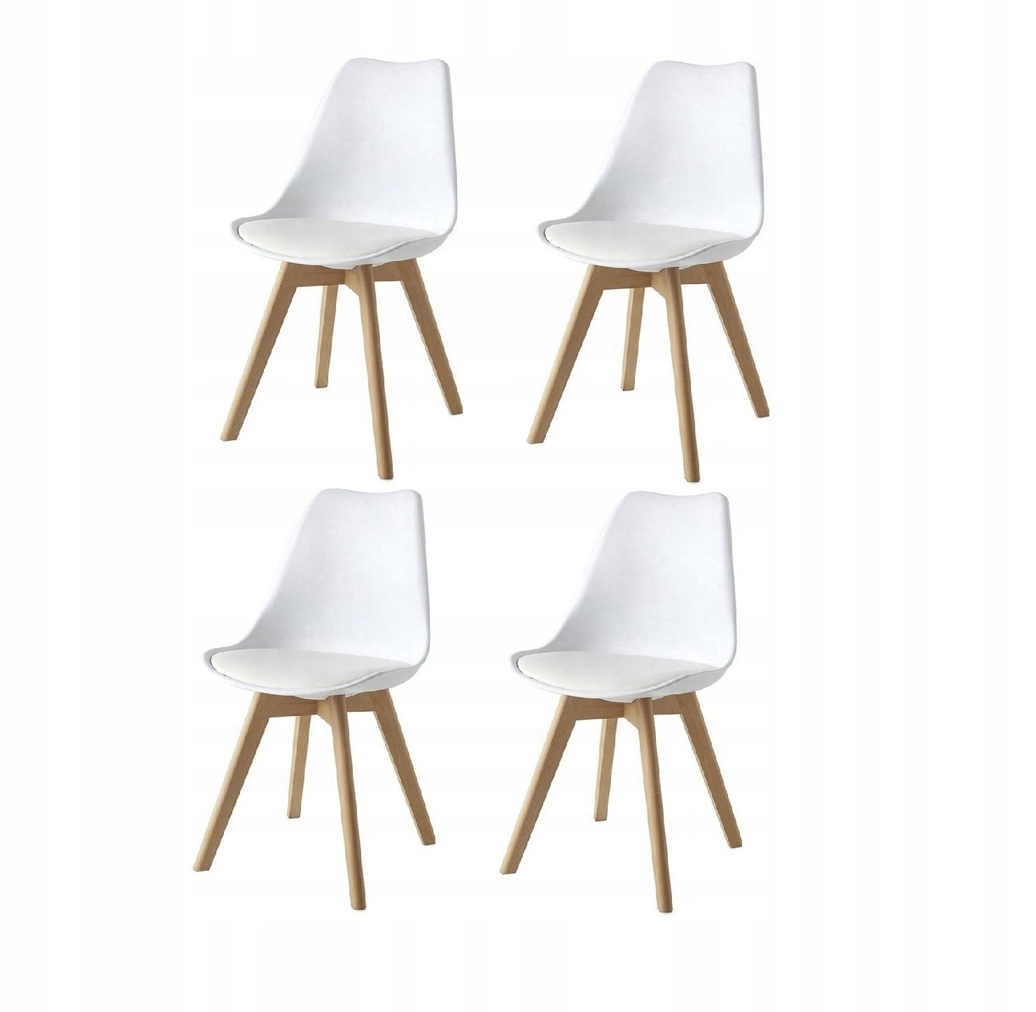 

x4 Krzesło W Stylu Skandynawskim Poduszka