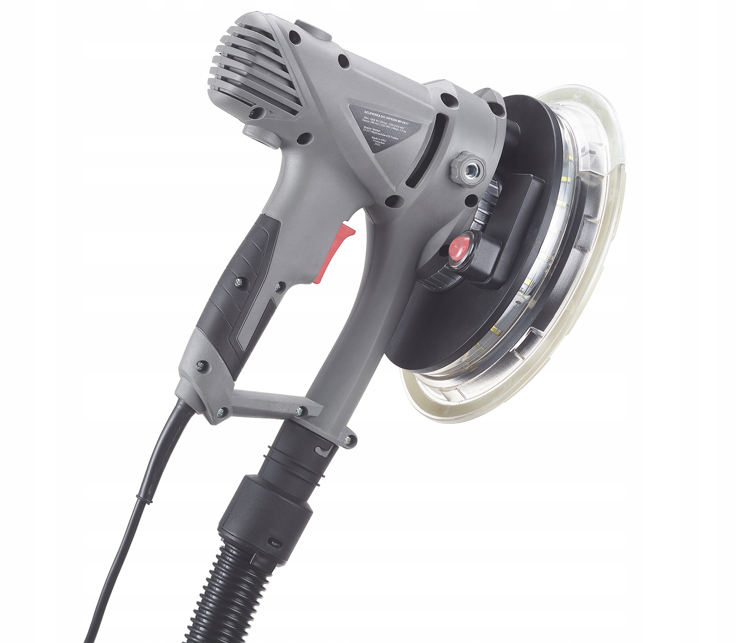 SZLIFIERKA do GIPSU GŁADZI TYNKÓW TYNKU PAPIER LED Maksymalna prędkość obrotowa 2500 RPM