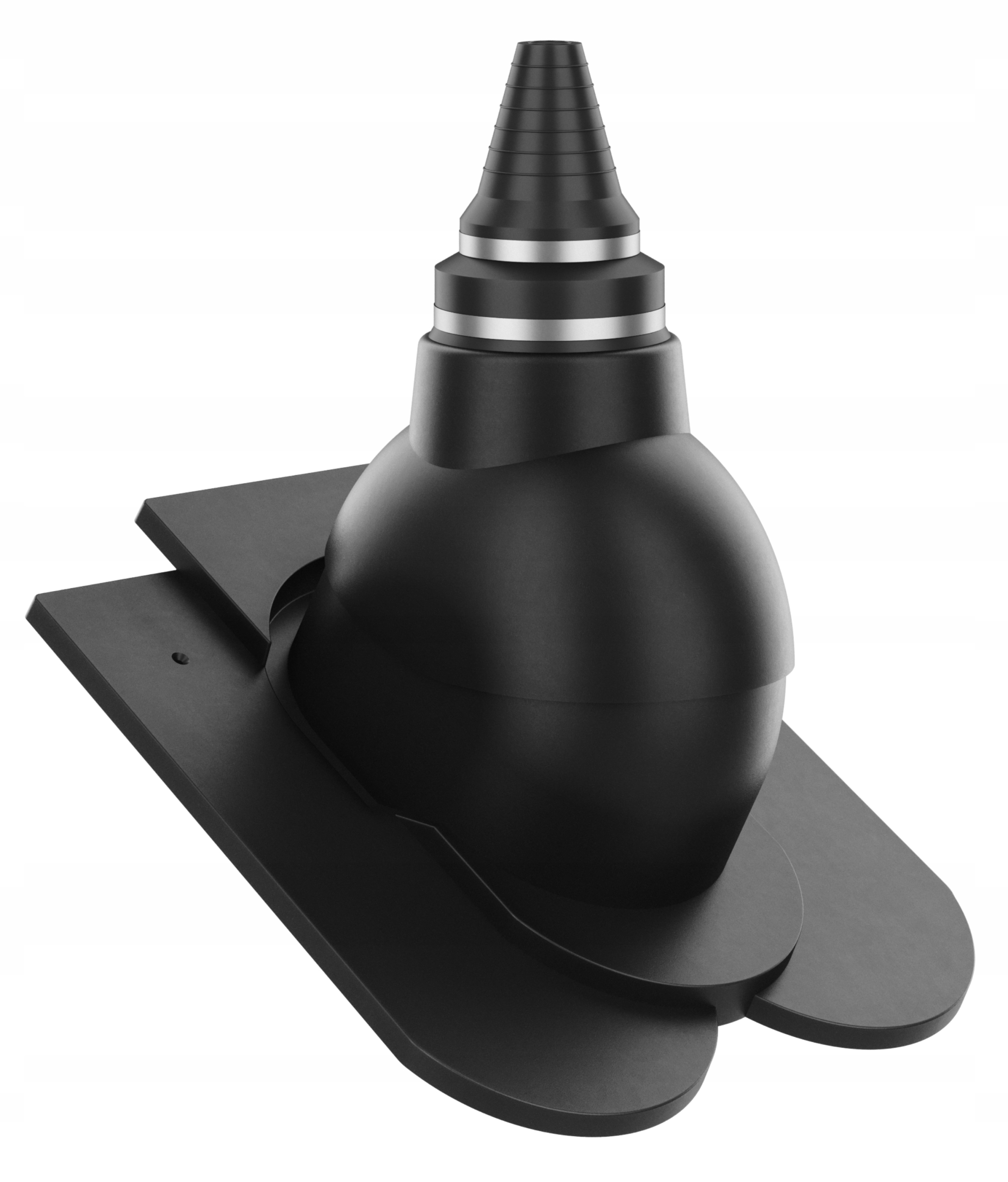 Anténní přechodová těsná střešní kaprařina do krajky Černá