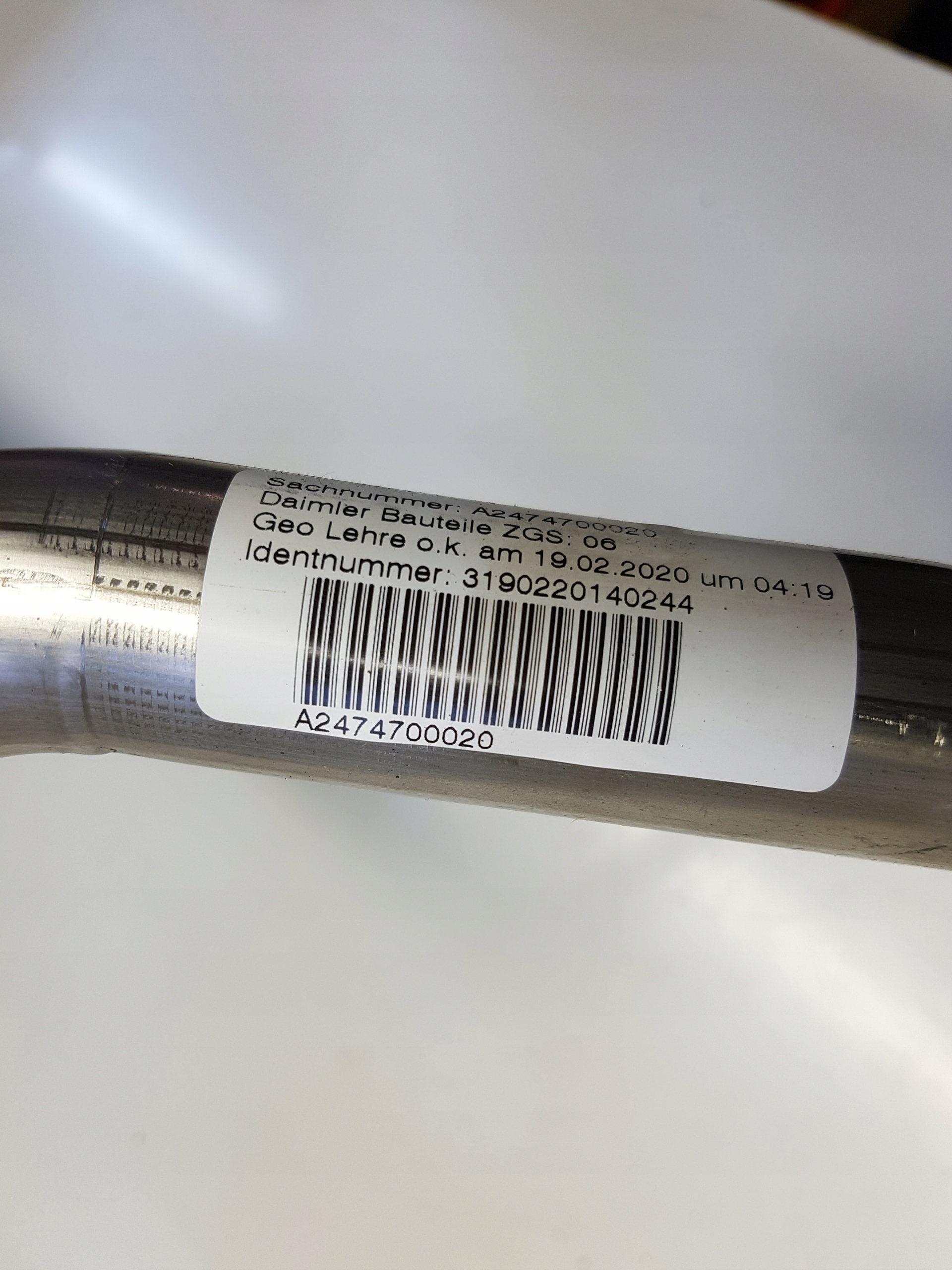 MERCEDES W247 TANKKLAPPE TANK A2474700020