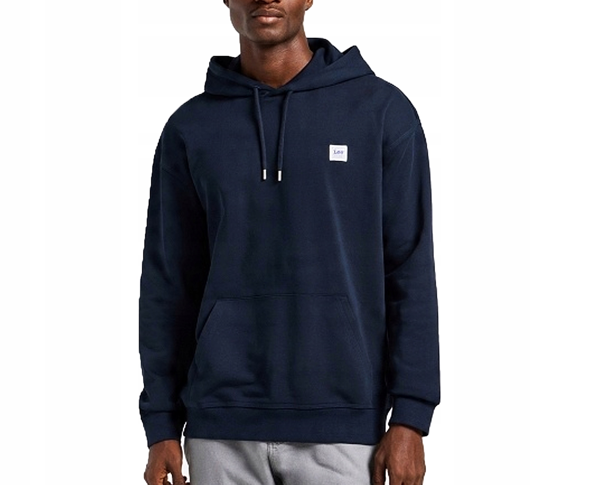 Lee mikina s kapucí (klokanka) bavlna Ww Hoodie Rivet Navy L