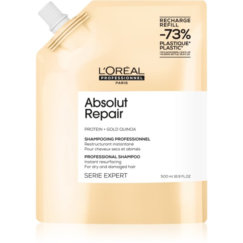 Loreal Absolut Repair Refill šampon pro obnovu poškozených vlasů 500 ml