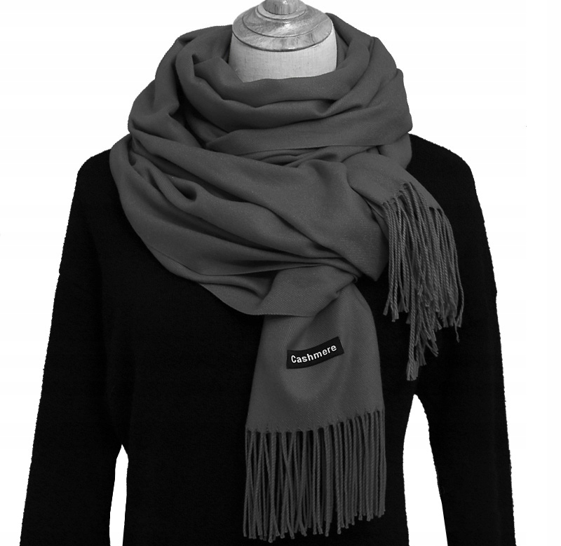 KASMÍR NŐI SÁL KLASSZIKUS SÁL MELEG VASTAG KASMÍR