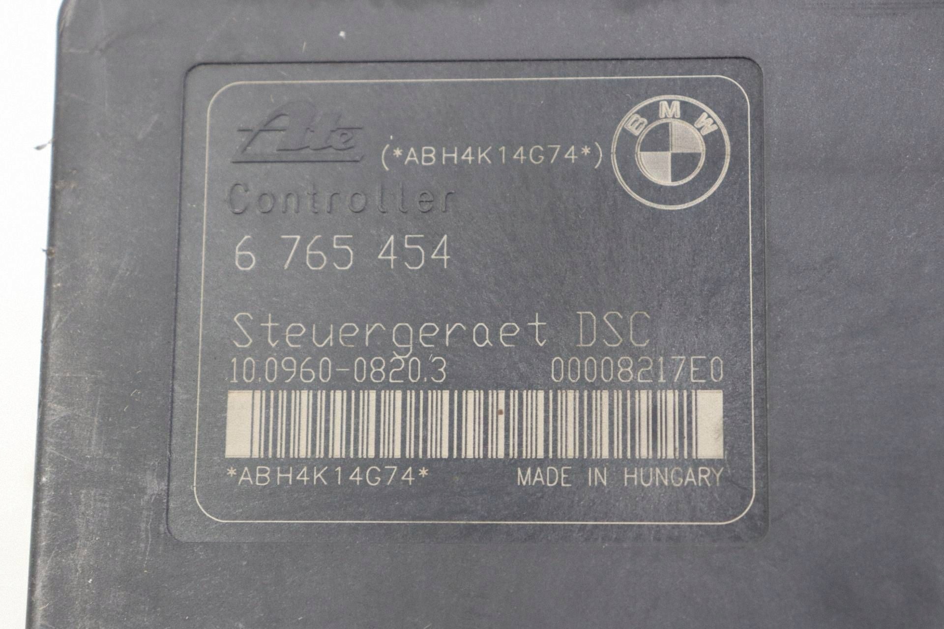 BMW 3 E46 pump control unit ABS 6765452 6765454