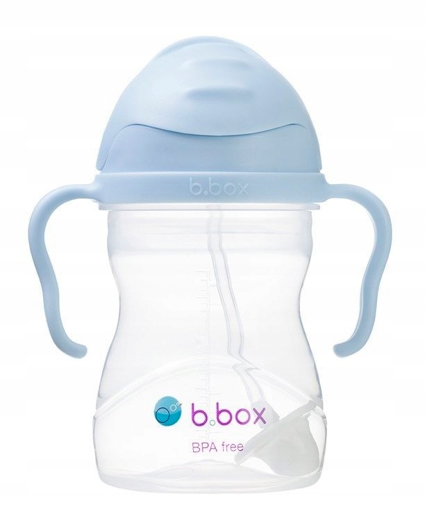 B. BOX инновационная бутылка для воды с соломой 240 мл тип бутылки для воды Sippy Cup Handles Straw