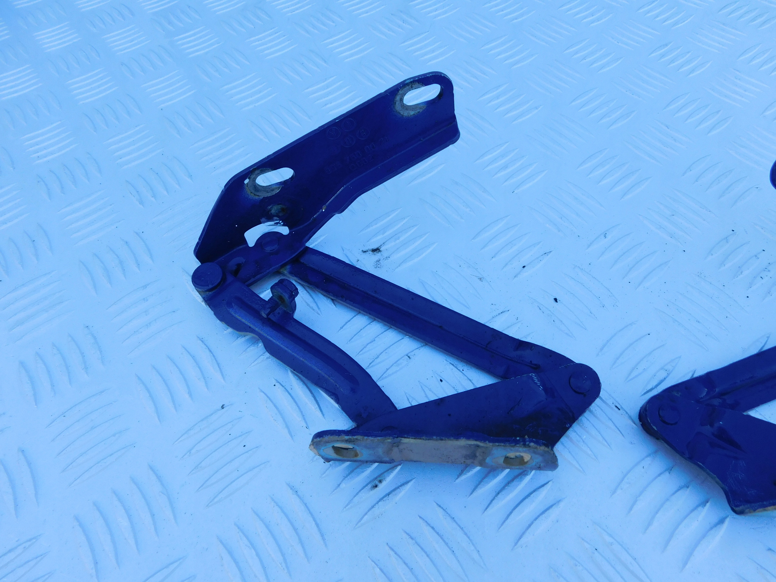 Sprinter 906 VW Crafter hinge - bonnet hinges KOMPLET 2 szt blue