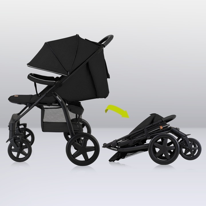 WÓZEK SPACEROWY LIONELO ANNET MOSKITIERA DO 22KG Szerokość produktu 58 cm