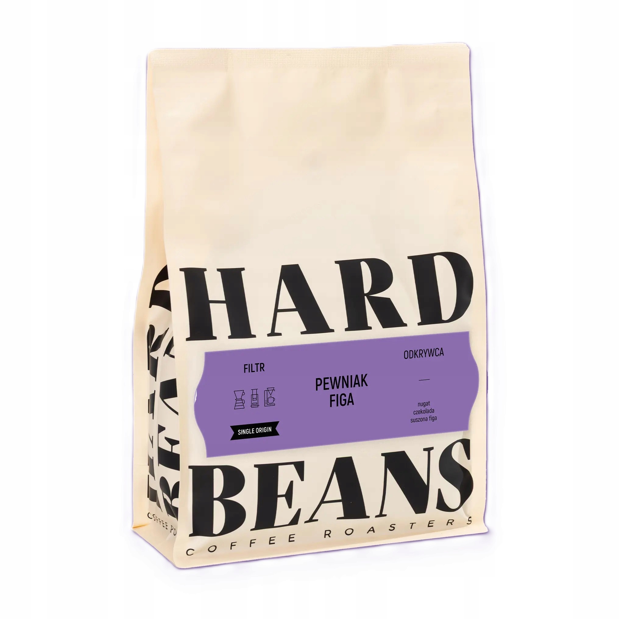 Hard Beans Pewniak Figa Natural Filter Coffee Kawa Ziarnista 1 Kg