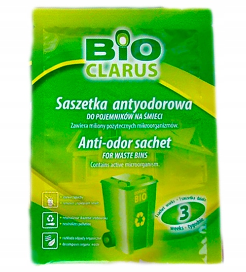 

Bio Clarus Saszetka antyodorowa do kosza 1 sasz.